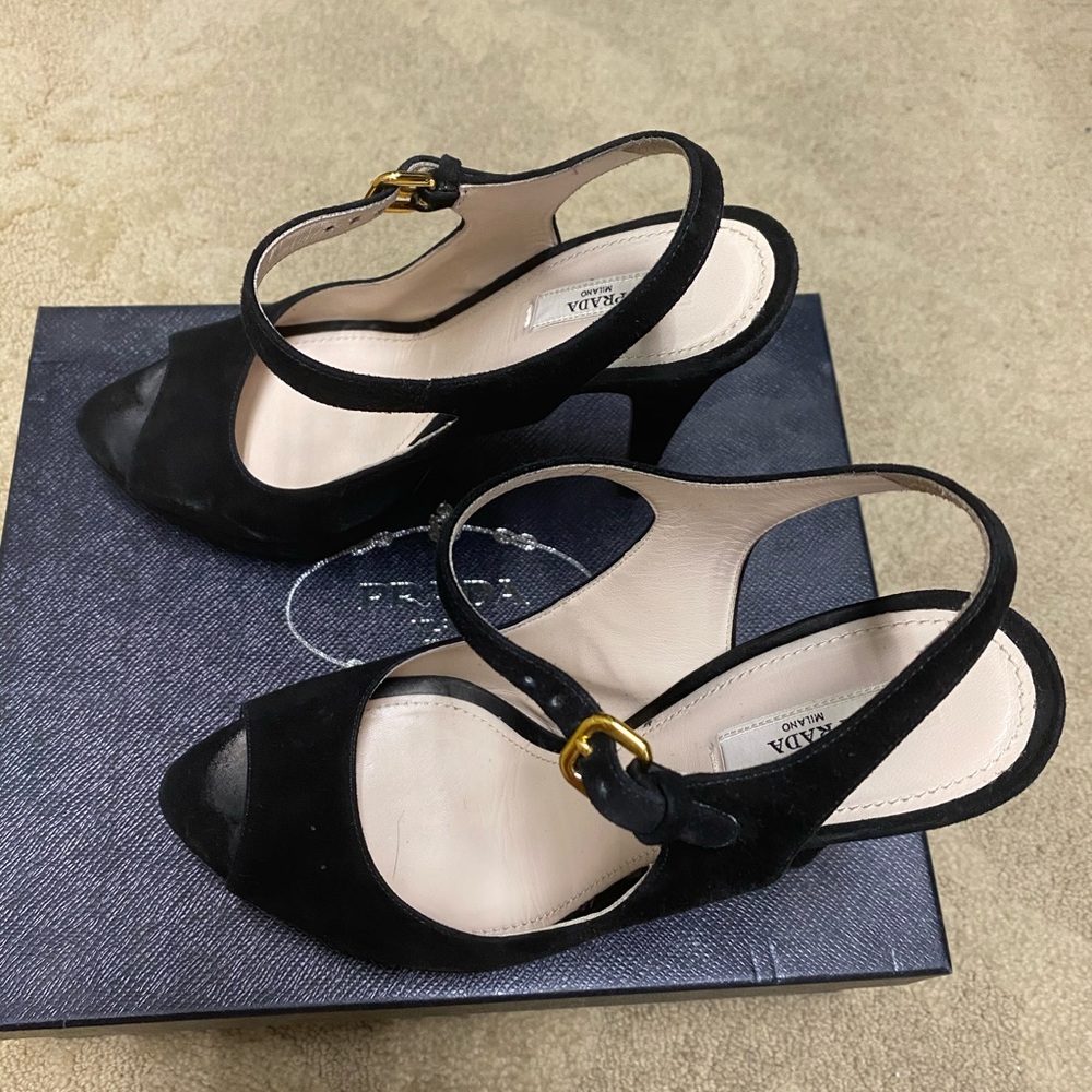 Prada high heel shoes